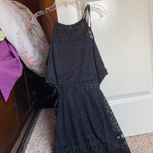 Black dress with sides cut out